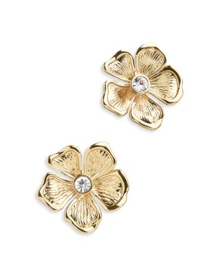 BAUBLEBAR - Baby Bloomer Pav&eacute; Flower Drop Earrings