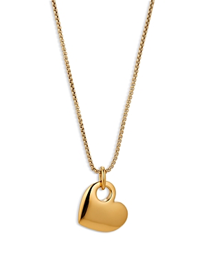 Nadri Sunlight Heart Pendant Necklace In 18k Gold Plated, 20-22 In Gold