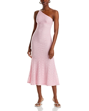 Bardot Albie Knit Maxi Dress In Candy Pink