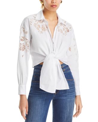トップス nannn Cinq à Sept Cutout Embroidery Marianna Top | Bloomingdale's