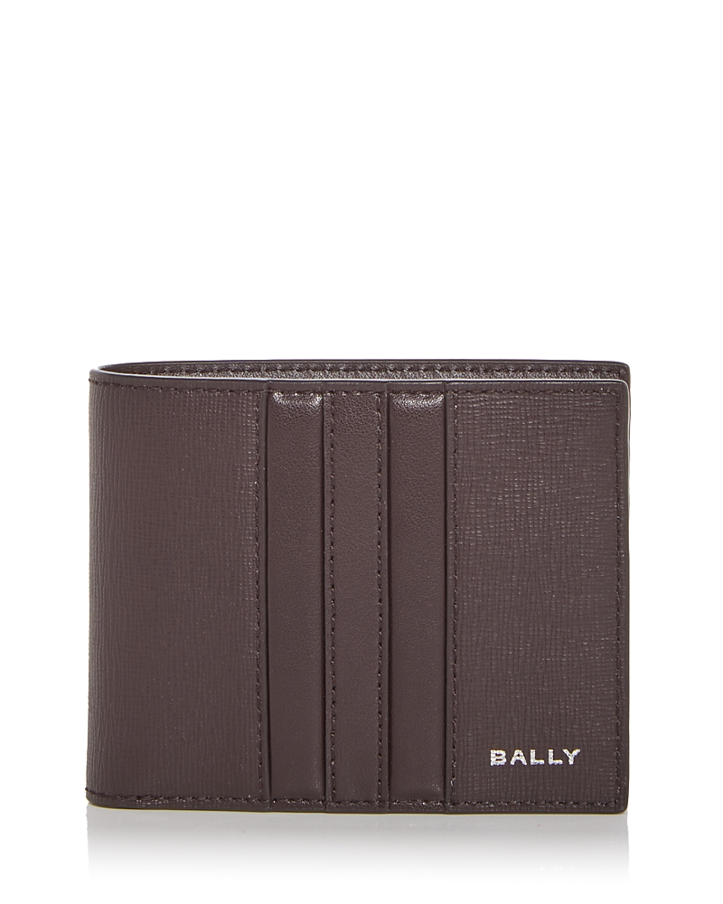 Bally Mythos Leather Bifold Wallet In Ebano