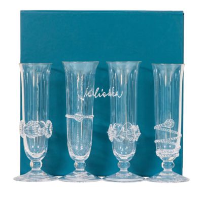 Juliska Heritage Collectors Flute, Set of 4