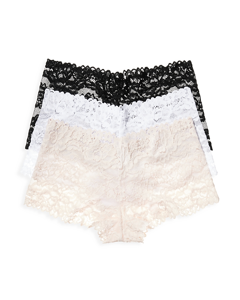 Honeydew Natalya Thong, 3 Pack In Black/white/seltzer