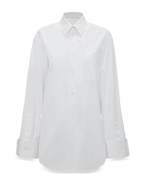 Shop Victoria Beckham Oversized Men's Shirt In White