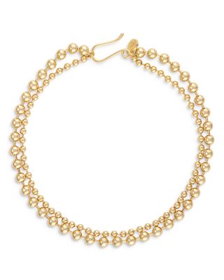Alexa Leigh - Layered Ball Chain Necklace, 15"