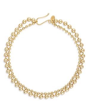 Shop Alexa Leigh Layered Ball Chain Necklace, 15 In Gold