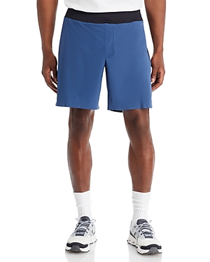 Shop On Two Te Lightweight 7 Shorts In Navy/black