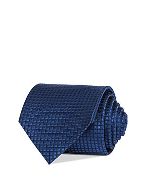 Shop The Men's Store At Bloomingdale's Silk Textured Classic Tie - 100% Exclusive In Navy