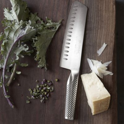 Stainless Steel 6&amp;quot; Hollow Edge Nakiri Vegetable Knife