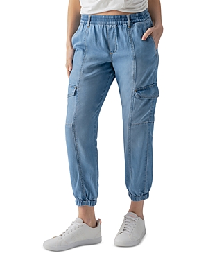 Sanctuary Cruiser Chino High Rise Barrel Jeans In Waverly In Sun Drench
