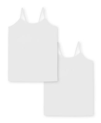Malibu Sugar - Girls' Solid Full Cami, Bundle of Two - Big Kid