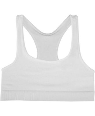 Girls' Racer Back Sports Bra, Bundle of Two - Big Kid