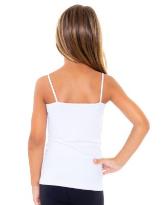 Girls' Solid Full Cami, Bundle of Two - Big Kid