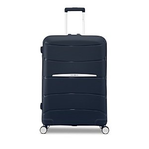 Samsonite Outline Pro Medium Spinner Suitcase In Midnight Blue