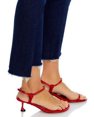 The Lil Insider Crop Step Hem Jeans in Off Limits