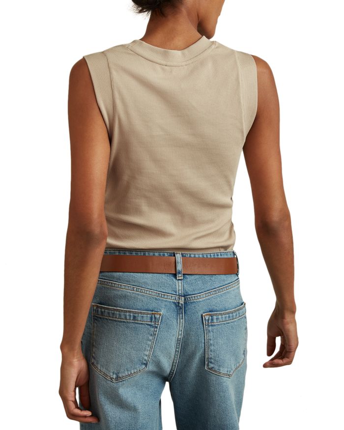Trudy Ruched Ribbed Tank Top