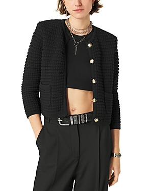 Ba&sh Gaspard Cardigan In Black