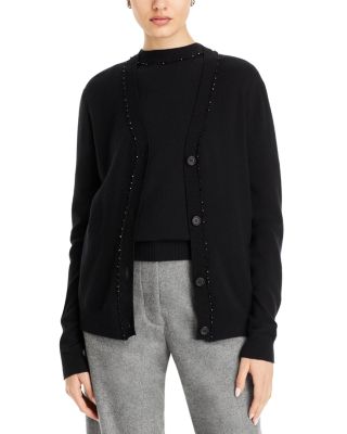 Fabiana Filippi - Wool Blend V Neck Cardigan