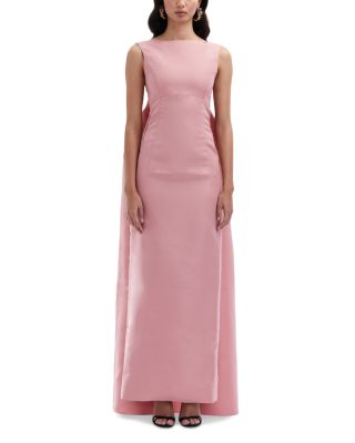 Oscar de la Renta - Drape Back Silk Dress