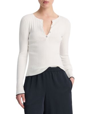 Vince Ribbed Henley