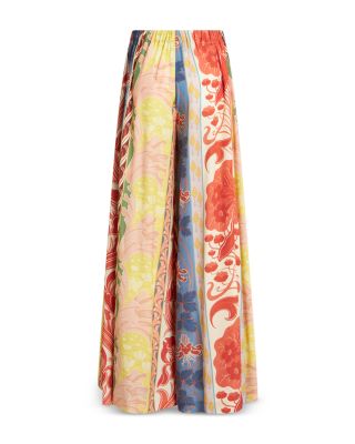 Etro - Printed Wide Leg Pants