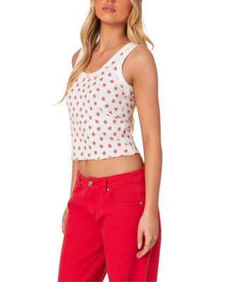 Berry Cool Printed Tank Top