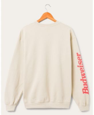 Unisex Budweiser Striped Flea Market Fleece