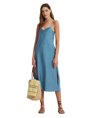 Ralph Lauren - Featherweight Charmeuse Slip Dress