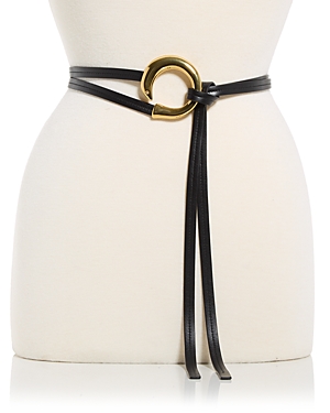 Shop Bottega Veneta Sardine Leather Belt In Black/gold