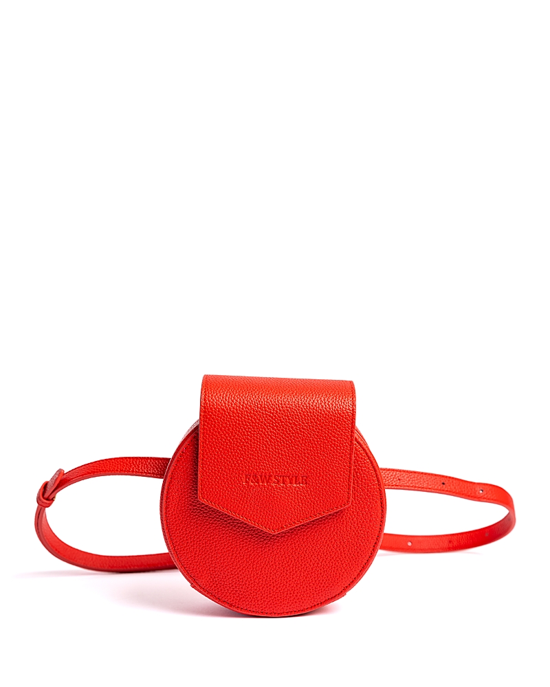 F&w Style F & W Style Ruby Belt Bag In Red