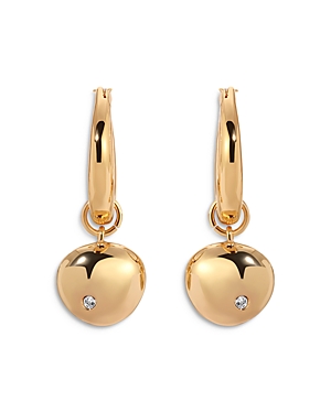 Ettika Polished Pebble Huggie Hoop Earrings In Gold