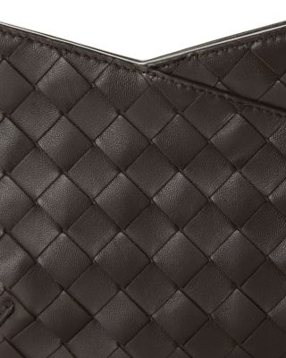 Mini Solstice Intrecciato Leather Shoulder Bag