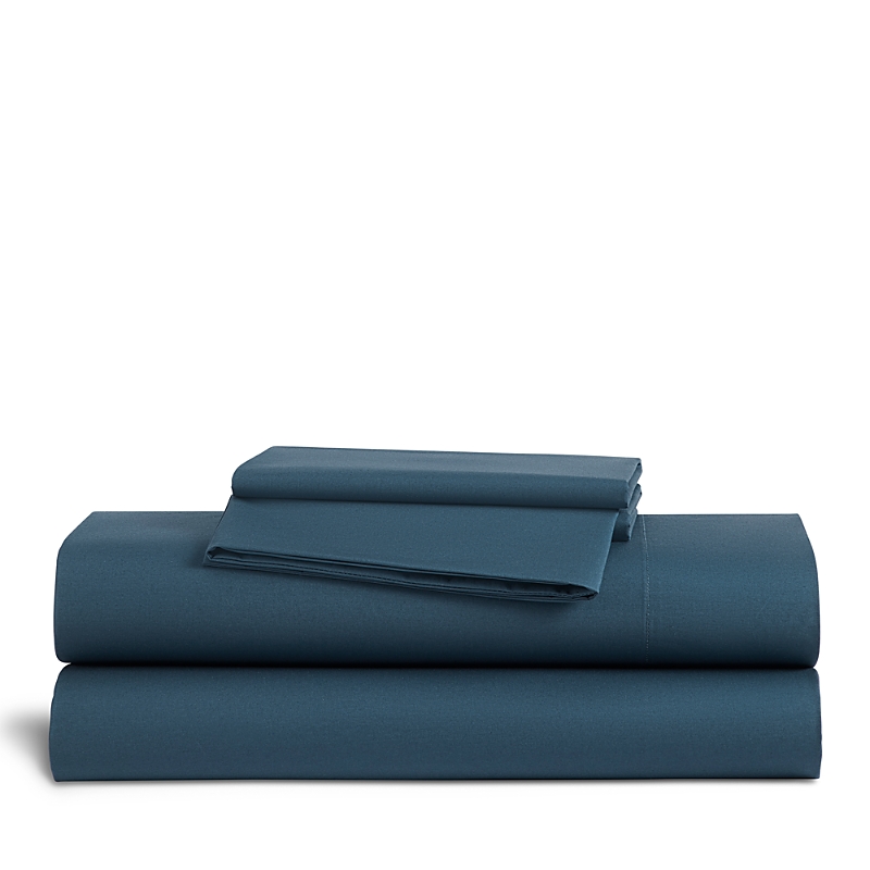 Brooklinen Luxe Sateen Core Sheet Set, Full In Abyss