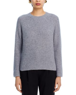100% Cashmere Shaker Stitch Raglan Sweater - Exclusive