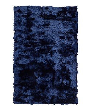 Shop Feizy Indochine 4944550f Area Rug, 4'9 X 7'6 In Blue/black