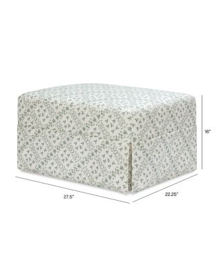 Crawford Water Repellent & Stain Resistant Gliding Ottoman