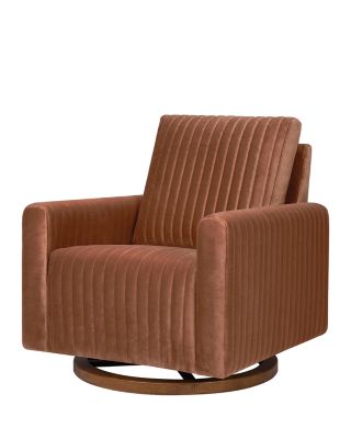 Babyletto - Poe Velvet Channeled Swivel Glider