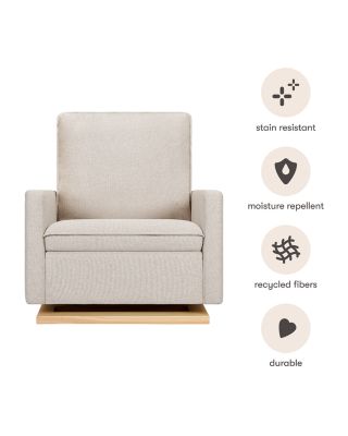 Cali Pillowback Water Repellent & Stain Resistant Chair and a Half Glider