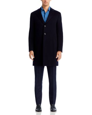 Canali Kei Wool & Cashmere Regular Fit Top Coat