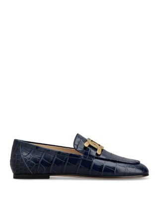 Women's Kate Croc Embossed Loafers