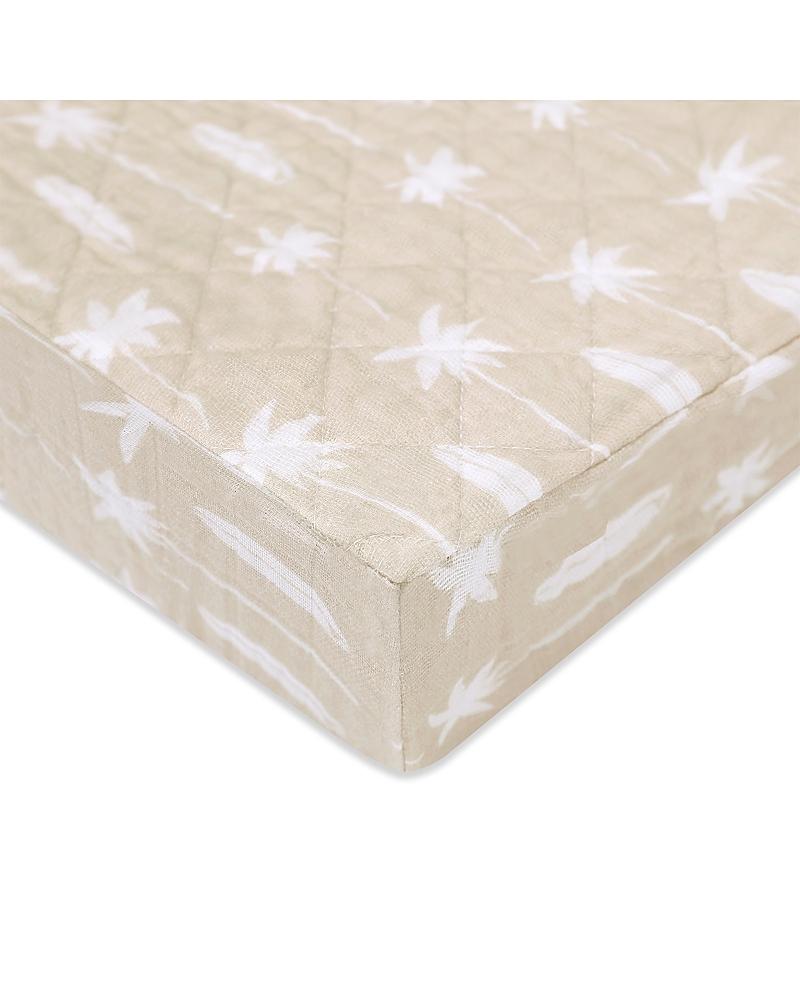 Babyletto Quilted Changing Pad Cover in Gots Certified Organic Muslin Cotton