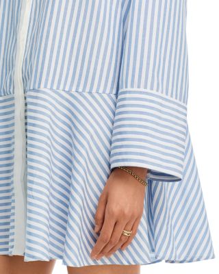 Contrast Trim Shirt Dress - Exclusive