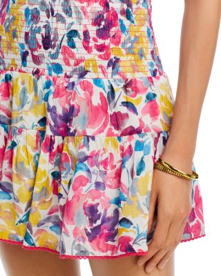 WILD RIDE SMOCKED MINI SKIRT