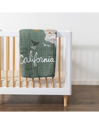 Mini Crib Sheet in GOTS Certified Organic Muslin Cotton