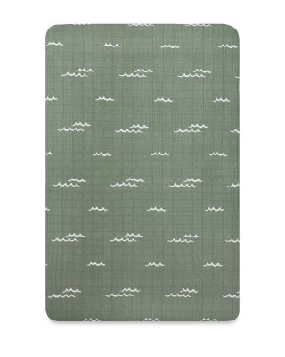 Mini Crib Sheet in GOTS Certified Organic Muslin Cotton