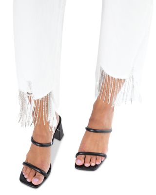 Nash Vegas 90 High Rise Cropped Wide Leg Jeans in Maui