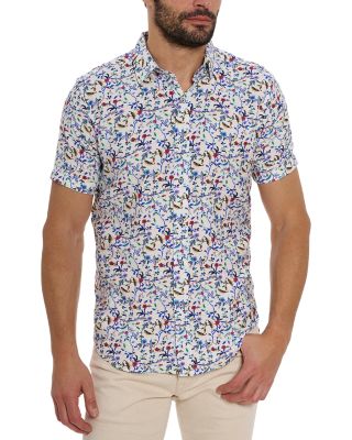 Robert Graham - Landon Floral Print Slim Fit Button Down Shirt