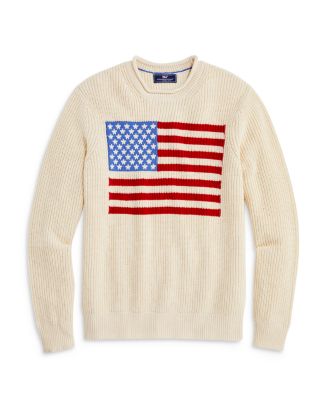 (取寄) ヴィンヤードヴァインズ メンズ アメリカン フロッグ クルー セーター Vineyard Vines men American Flag Crew Sweater Nautical Navy vineyard vines Men's USA Anchor Flag Short-Sleeve Tee, Blue