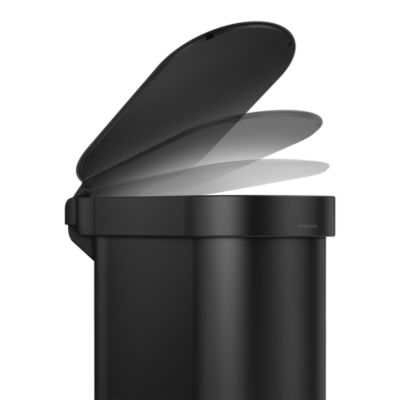 45 Liter Slim Kitchen Trash Can with Liner Pocket