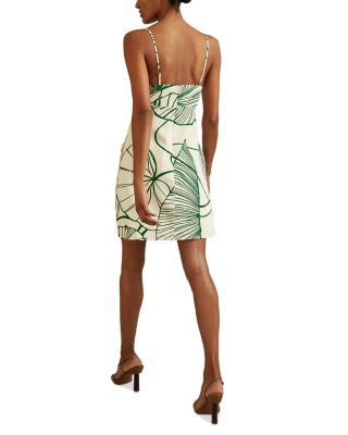 REISS Marli Sketchy Floral Mini Dress | Bloomingdale's